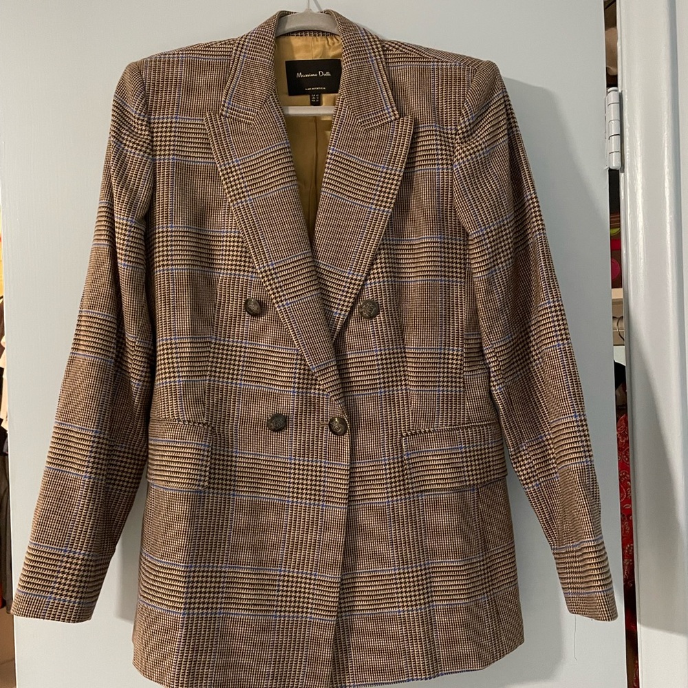 Massimo Dutti double breasted blazer